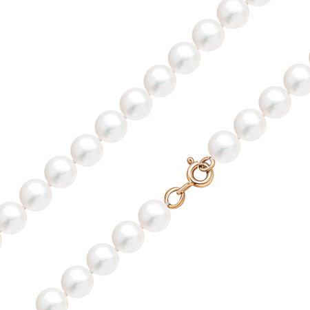 Браслет из жемчуга с золотым замком