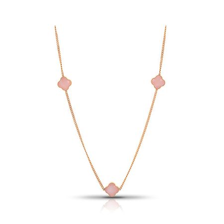 Золотое колье с кварцем из коллекции КЛЕВЕР