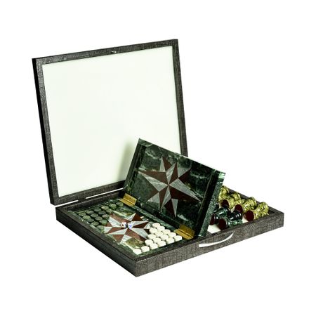 Набор игровой: шахматы, шашки и нарды 44х44х2.5 см