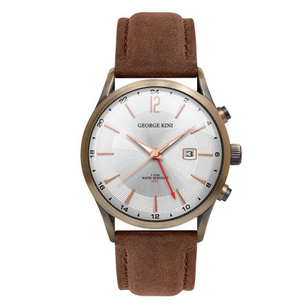 Мужские часы GEORGE KINI Traveller GK.18.BR1.BR.2.BR.0