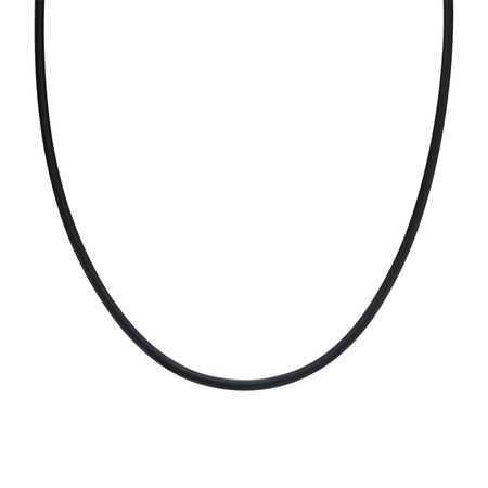 Каучуковый шнурок с золотым замком