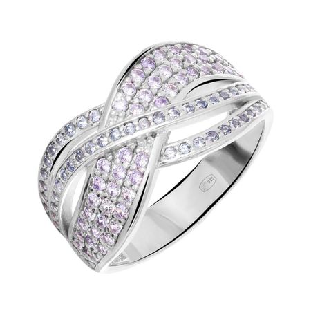 Кольцо TALANT из серебра со шпинелью и фианитами