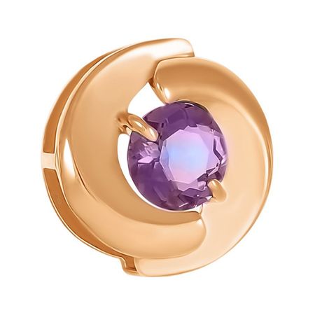 Золотая подвеска с александритом