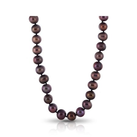 Бусы из жемчуга с золотым замком