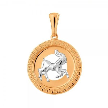 Золотая подвеска со знаком зодиака Козерог вика козерог мы все умрем вчера эту книгу читает вся страна