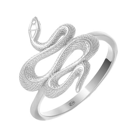 Серебряное кольцо Змея с платинированием владимир рябов русская фольклорная демонология от оборотней и мертвецов до русалок и огненного змея