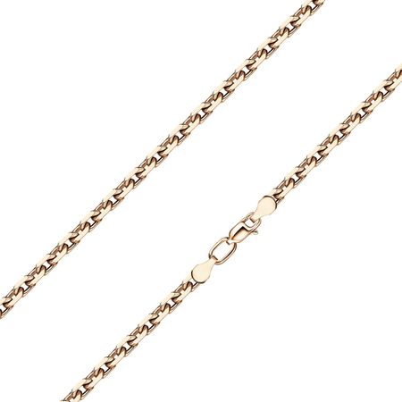 Серебряная цепочка Якорное ролло с позолотой