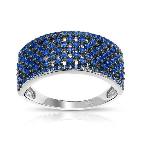 Кольцо из серебра со шпинелью