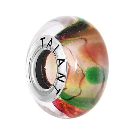 Подвеска-шарм из серебра с муранским стеклом