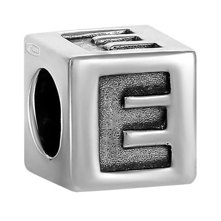 Подвеска-шарм TALANT буква Е из серебра
