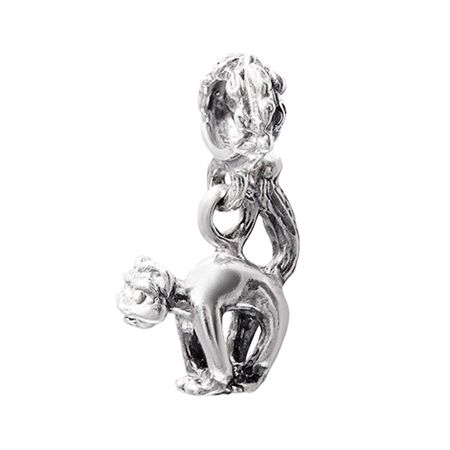 Подвеска-шарм Кошка из серебра подвеска maxijoy кошка 9 6см розовая стекло