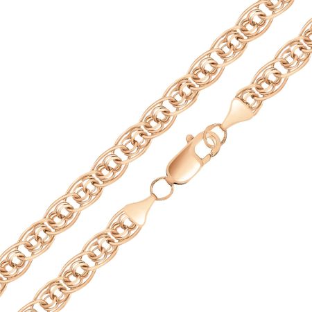 Серебряная цепочка Нонна-Бисмарк с позолотой