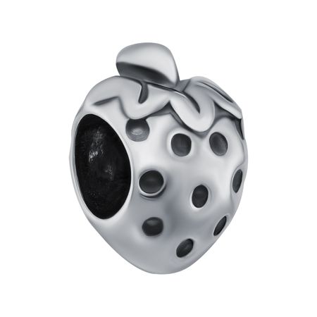 Серебряный шарм Клубника с чернением каша овсяная увелка клубника со сливками 5х40 г