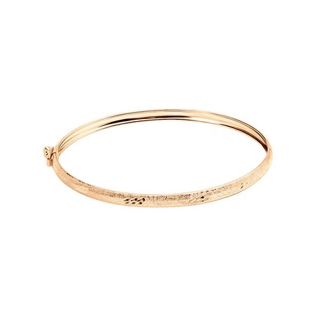 Золотой жесткий браслет с алмазной гранью мария летова жесткий рок