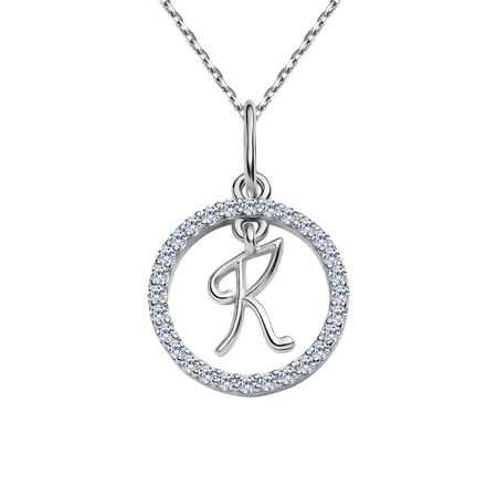 Серебряная подвеска буква К с фианитами автомобильная 3d abs пластиковая серебряная буква логотип наклейка задний багажник оформление для honda нефритовая эмблема аксессуары