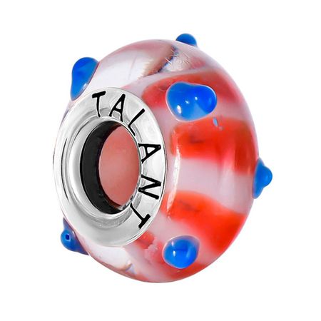 Подвеска-шарм TALANT из серебра с муранским стеклом