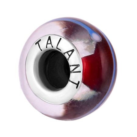 Подвеска-шарм из серебра с муранским стеклом