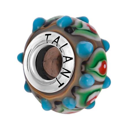 Подвеска-шарм TALANT из серебра с муранским стеклом