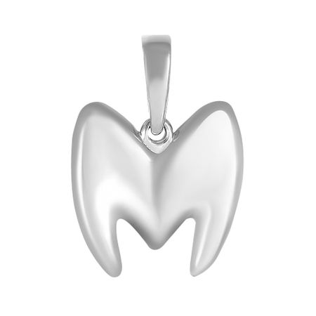 Подвеска TALANT буква М из серебра