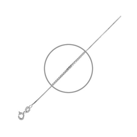 Серебряная цепочка Венециана с родированием