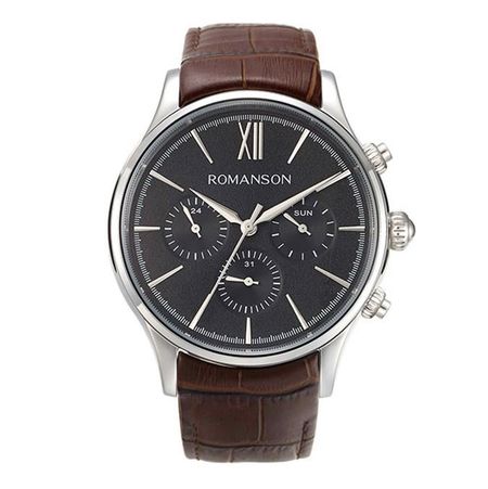 Мужские часы ROMANSON Adel TL 8A25F MW(BK)BN