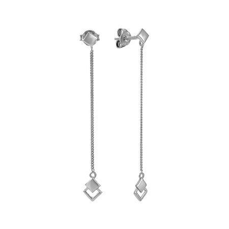 Серебряные серьги из коллекции Геометрия