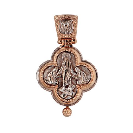 Золотой складень Крест