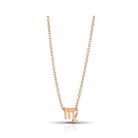 Серебряная подвеска с позолотой со знаком зодиака Дева