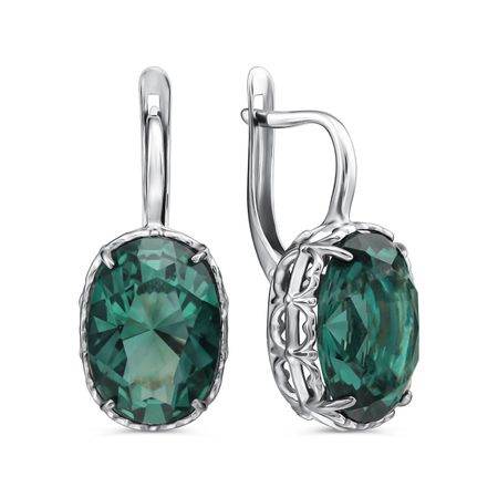 Серебряные серьги с агатами