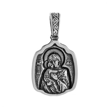 Подвеска-икона Пресвятая Богородица из серебра артем николаевич новиченков всеединая троица богородица помилуй нас мистерия