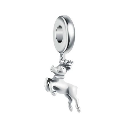 Подвеска-шарм Олень из серебра металлические скрепки олень alsmt бронзовые 8 шт