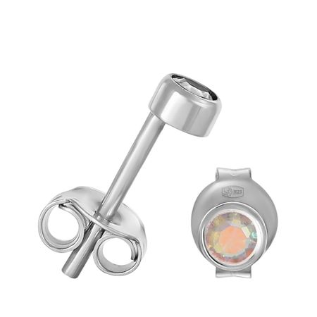 Серьги-пусеты TALANT из серебра с кристаллами SWAROVSKI