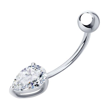 Пирсинг SOKOLOV из серебра с фианитами