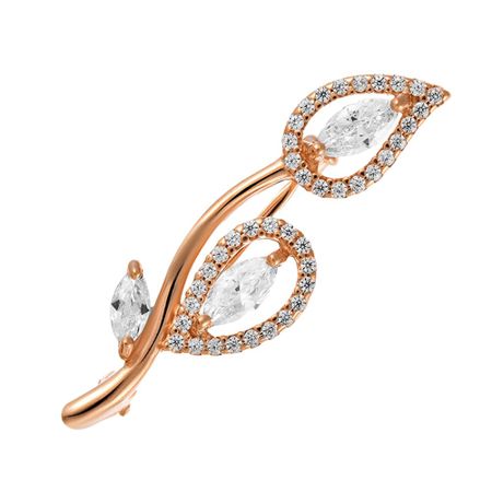 Брошь SOKOLOV из серебра с фианитами