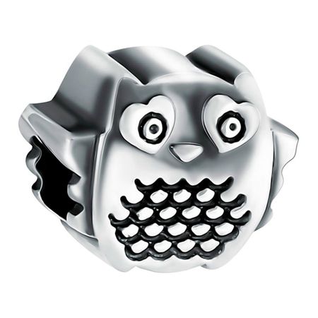 Подвеска-шарм Сова из серебра