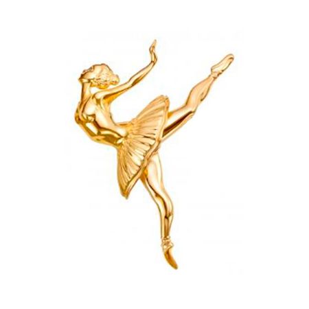 Брошь Балерина из серебра сьюзи литтл балерина танцующая на крыше