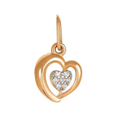 Подвеска TALANT из золота с фианитом