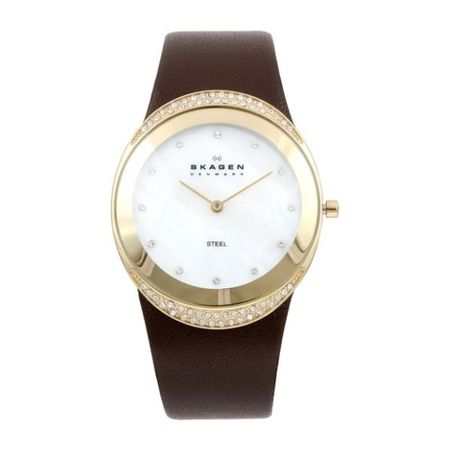 Женские часы SKAGEN Leather Classic 452LGLD