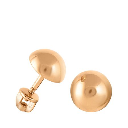 Серебряные серьги Круг из коллекции Геометрия