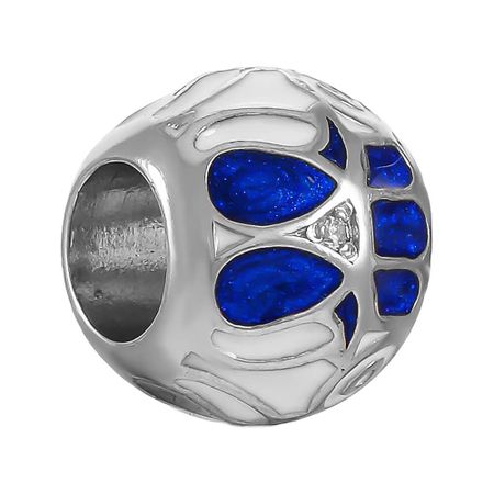 Подвеска-шарм TALANT Хамса из серебра с эмалью и фианитами