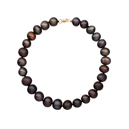 Браслет из жемчуга с золотым замком