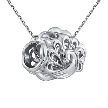 Серебряный шарм Павлин психоделический голубой павлин мандала гобелен