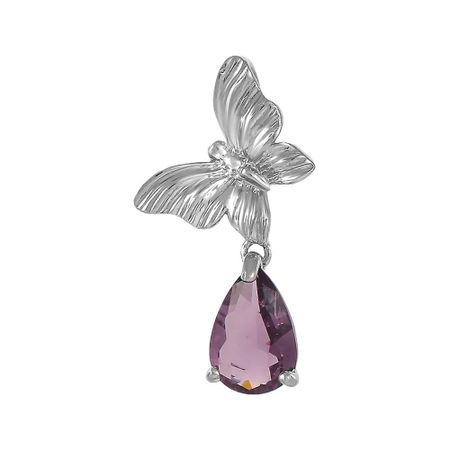 Подвеска Бабочка из серебра с алпанитом светящаяся подвеска бабочка dreamburgh