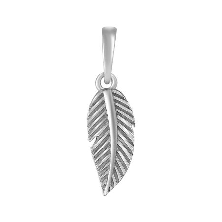 Подвеска Листок из серебра