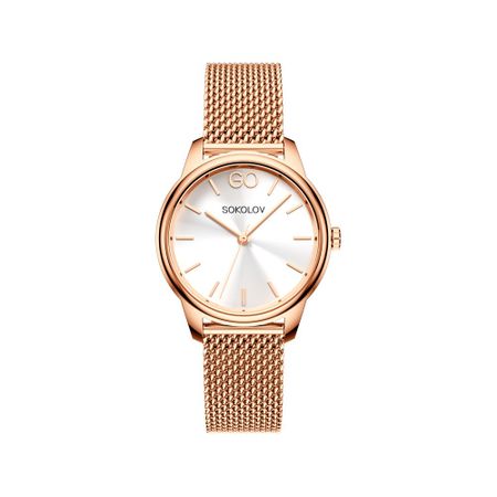 Женские часы SOKOLOV I want 327.73.00.000.05.02.2 ёлочных шаров 6 см розовый серебристый 40 шт