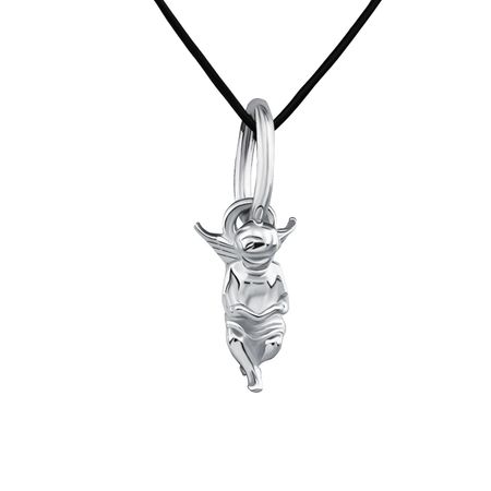 Серебряная подвеска Ангел пластиковая белая подвеска ангел для рождественской елки