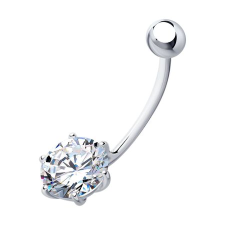 Пирсинг SOKOLOV из серебра с фианитами