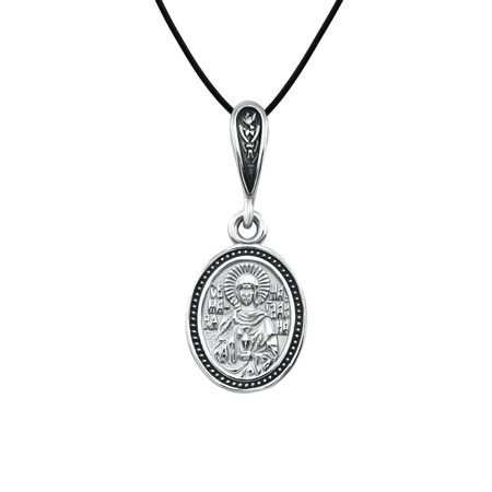 Серебряный образок святая Мария Магдалина с чернением