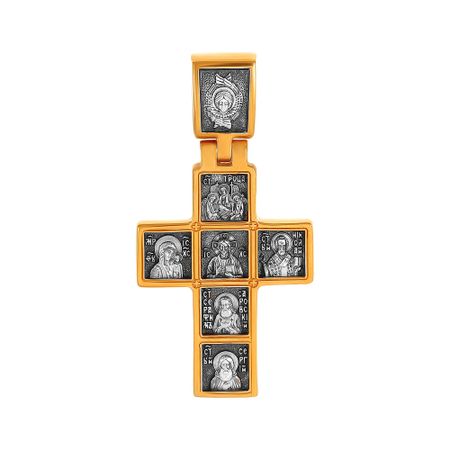 Серебряный крест Иконостас с позолотой и чернением румянцева елена николаевна современный петербургский иконостас