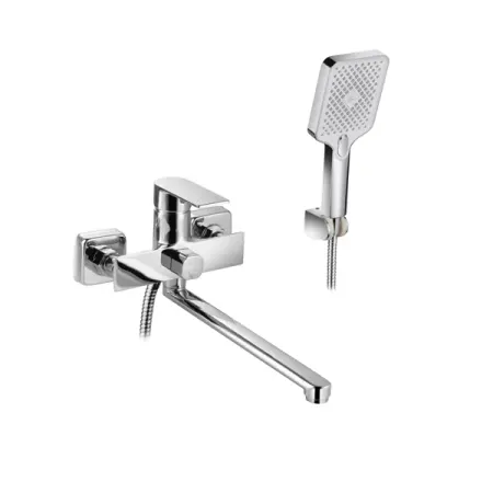 Смеситель для ванны Osgard Endi 17223 однорычажный универсальный с лейкой и шлангом цвет хром керамический картридж для крана 35 40 мм